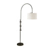 Arc Floor Lamp with Fabric Shade