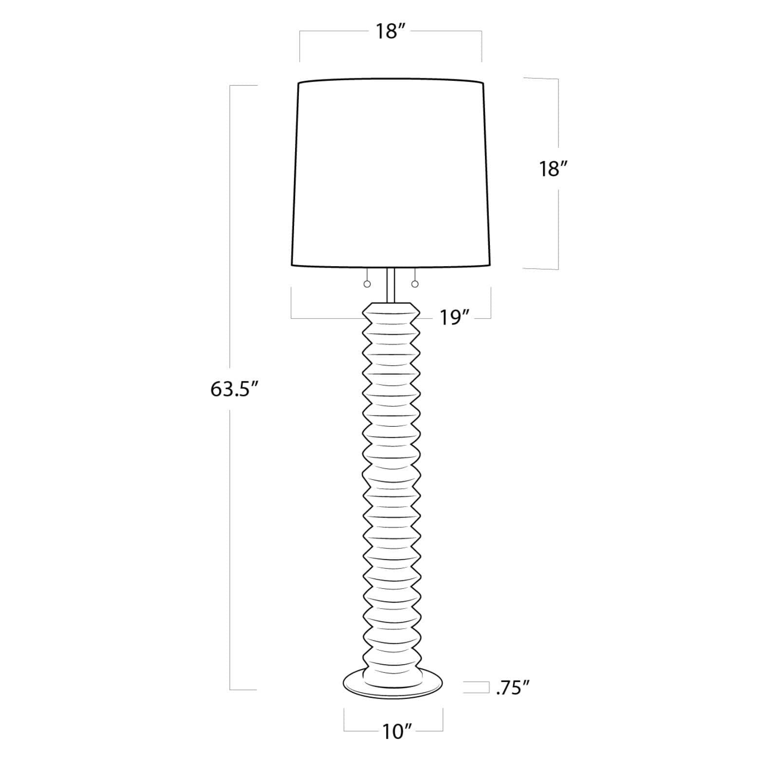 Regina Andrew Accordion Floor Lamp