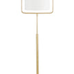 Regina Andrew Geo Rectangle Natural Brass Floor Lamp