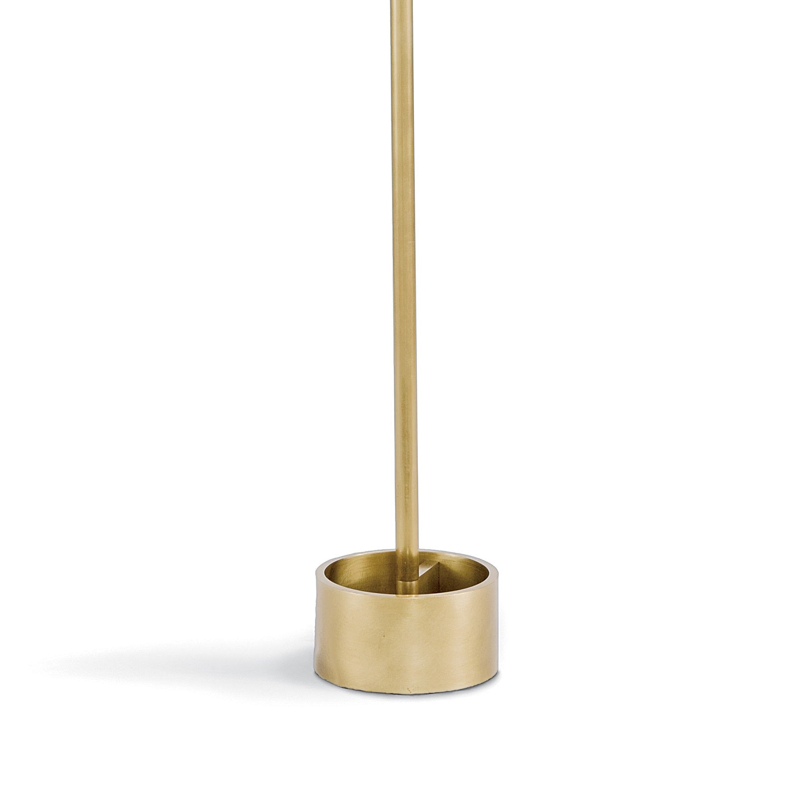 Regina Andrew Geo Rectangle Natural Brass Floor Lamp