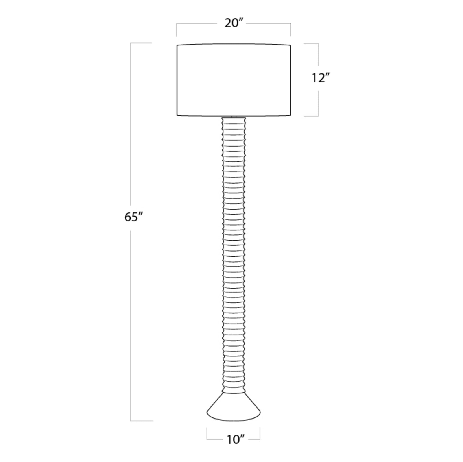 Regina Andrew Nabu Metal Floor Lamp