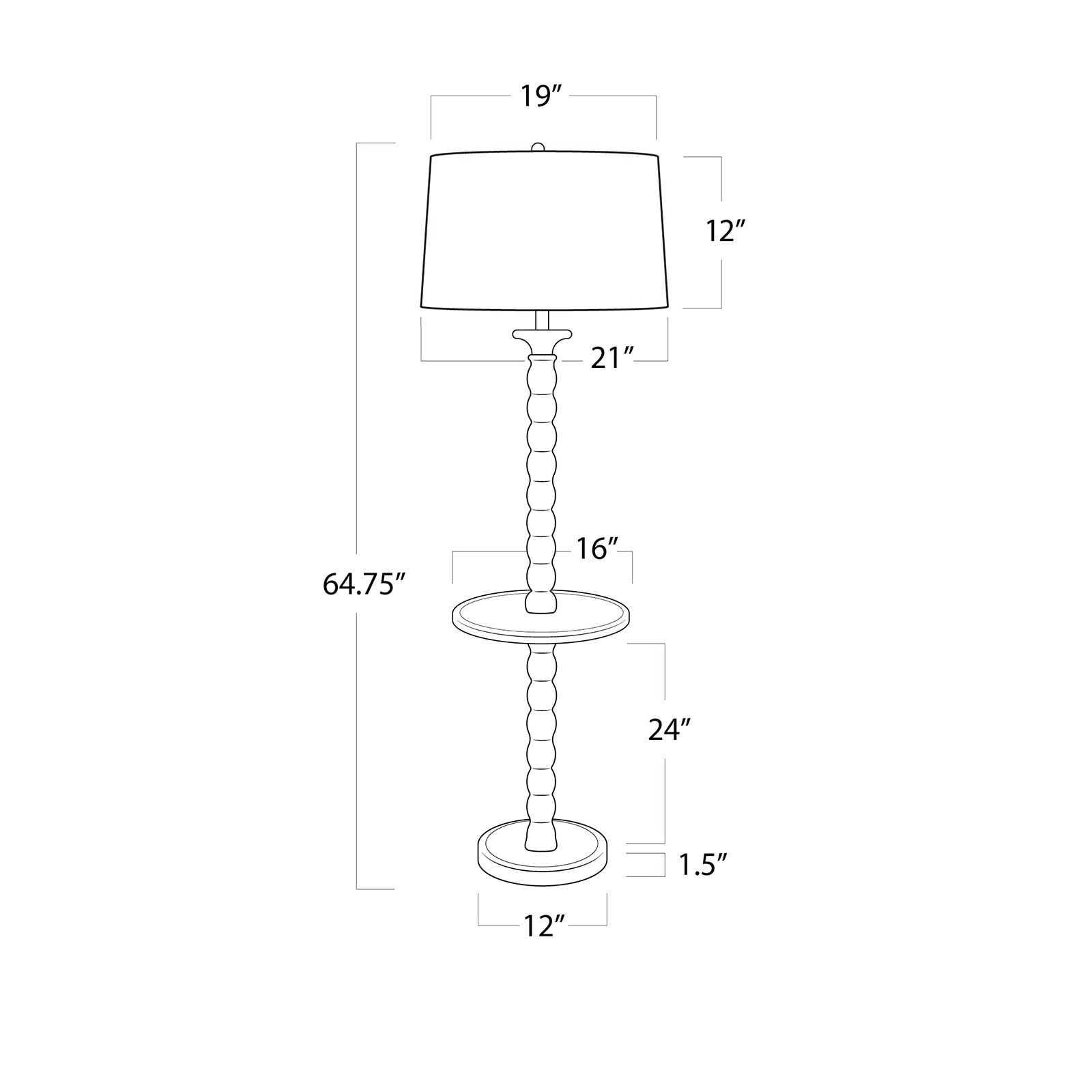 Regina Andrew Perennial Natural Floor Lamp