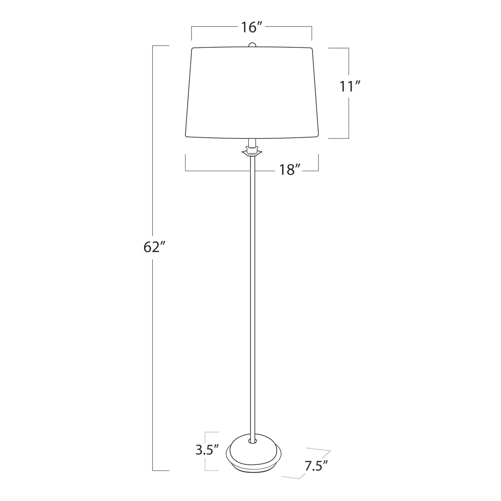 Regina Andrew Fisher Floor Lamp