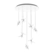 Lalique 14 Swallows Chandelier