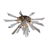 Corbett Vertigo 3 Light Silver Leaf Wall Sconce Wall Light Clearance