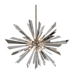 Corbett Inertia 8 Light Warm Silver Leaf Chandelier Ceiling Light Clearance