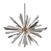 Corbett Inertia 8 Light Warm Silver Leaf Chandelier Ceiling Light Clearance