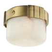 Hudson Valley Lighting Beckett 1 Light 6 inch Aged Brass Flush Mount Ceiling Light