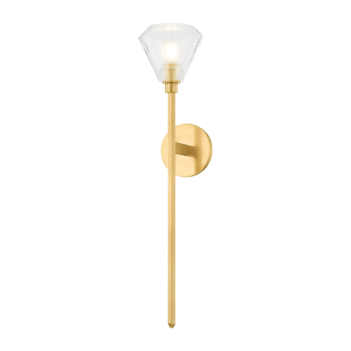 Hudson Valley Lighting Maspeth 1 Light 5.5 inch Aged Brass Wall Sconce Wall Light
