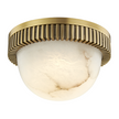 Hudson Valley Lighting Ainsley 1 Light 5 inch Aged Brass Flush Mount Ceiling Light