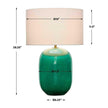 Uttermost Hollis Teal Table Lamp