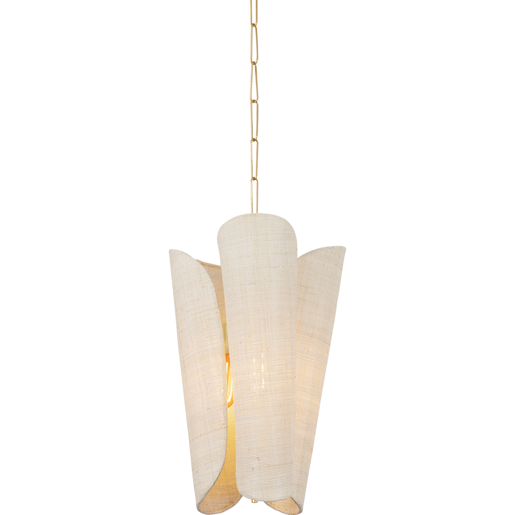 Hudson Valley Lighting Springhill 3 Light 14.25 inch Gold Leaf Pendant Ceiling Light
