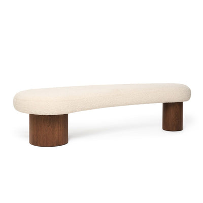 Interlude Caillou Classic Walnut Bench
