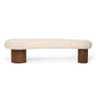 Interlude Caillou Classic Walnut Bench