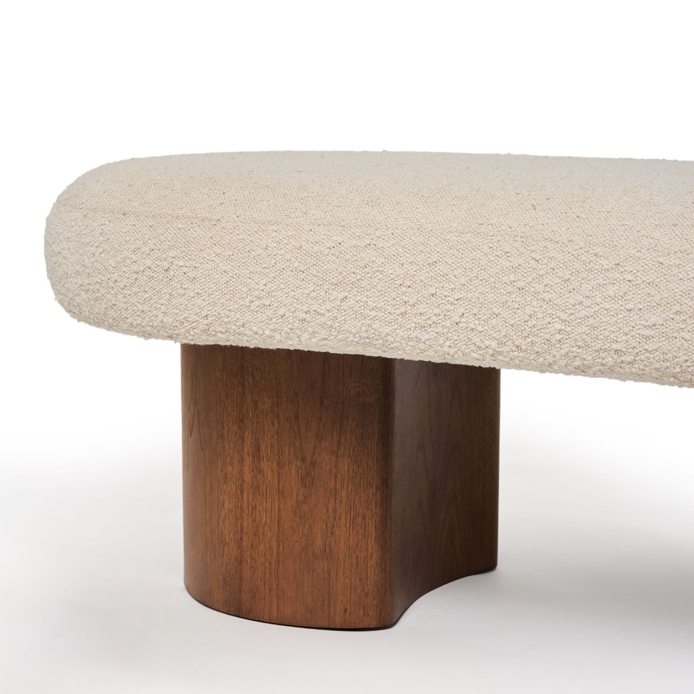 Interlude Caillou Classic Walnut Bench