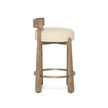 Interlude Holden Autumn Brown Counter Stool