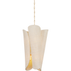 Hudson Valley Lighting Springhill 6 Light 20 inch Gold Leaf Pendant Ceiling Light