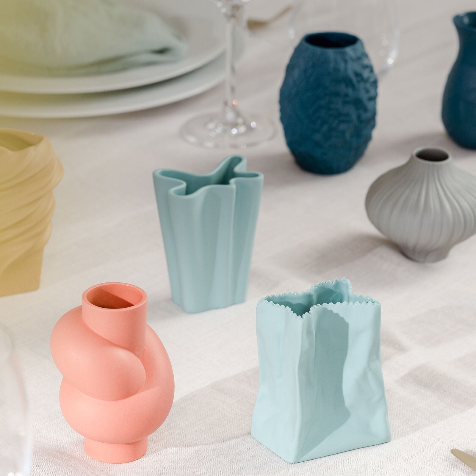 Rosenthal Mini Vase - Color Node Coral