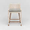 Interlude Boca Counter Stool White Wash