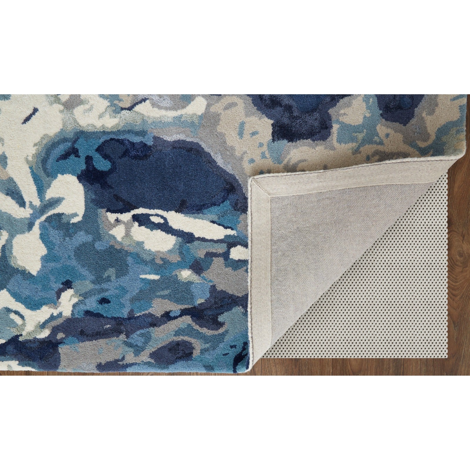 Feizy Dafney 8871F Transitional Floral & Botanical in Blue