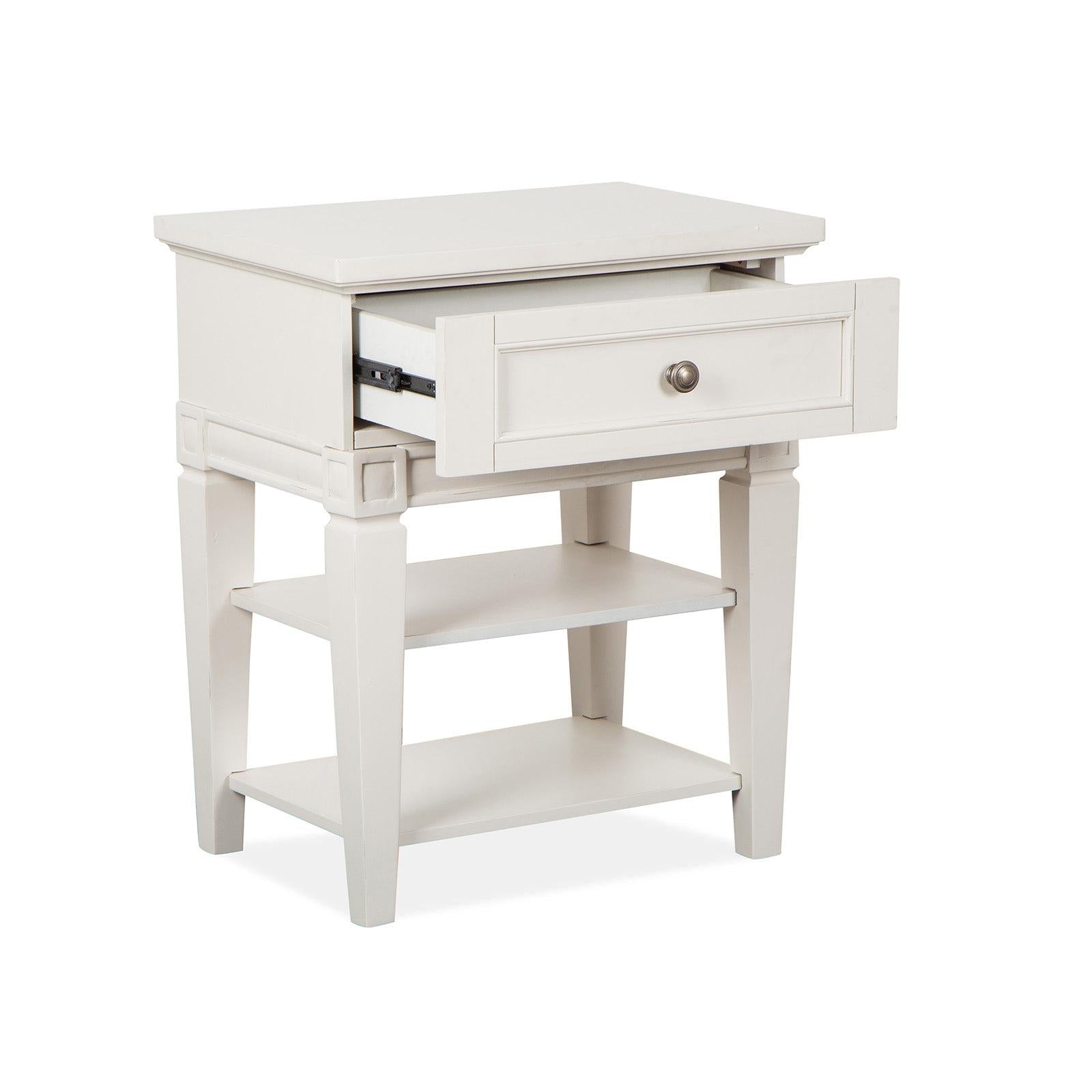 Magnussen Home Willowbrook Egg Shell White Nightstand