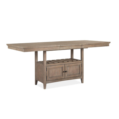 Magnussen Home Paxton Place Dovetail Grey Extendable Counter Height Dining Table