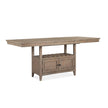 Magnussen Home Paxton Place Dovetail Grey Extendable Counter Height Dining Table
