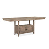 Magnussen Home Paxton Place Dovetail Grey Extendable Counter Height Dining Table