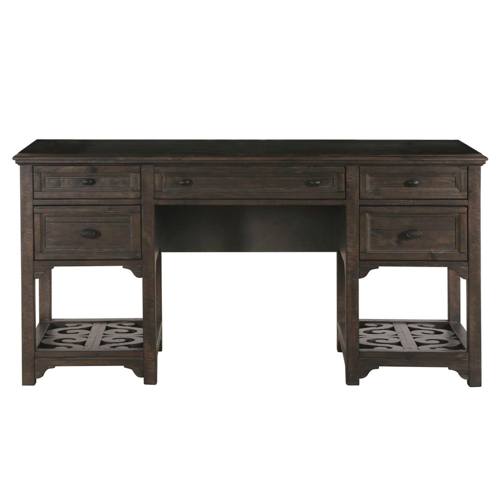 Magnussen Home Bellamy Peppercorn Desk Base