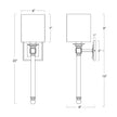 Regina Andrew Crystal Tail Sconce