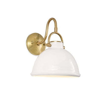 Regina Andrew  Eloise Ceramic White Sconce