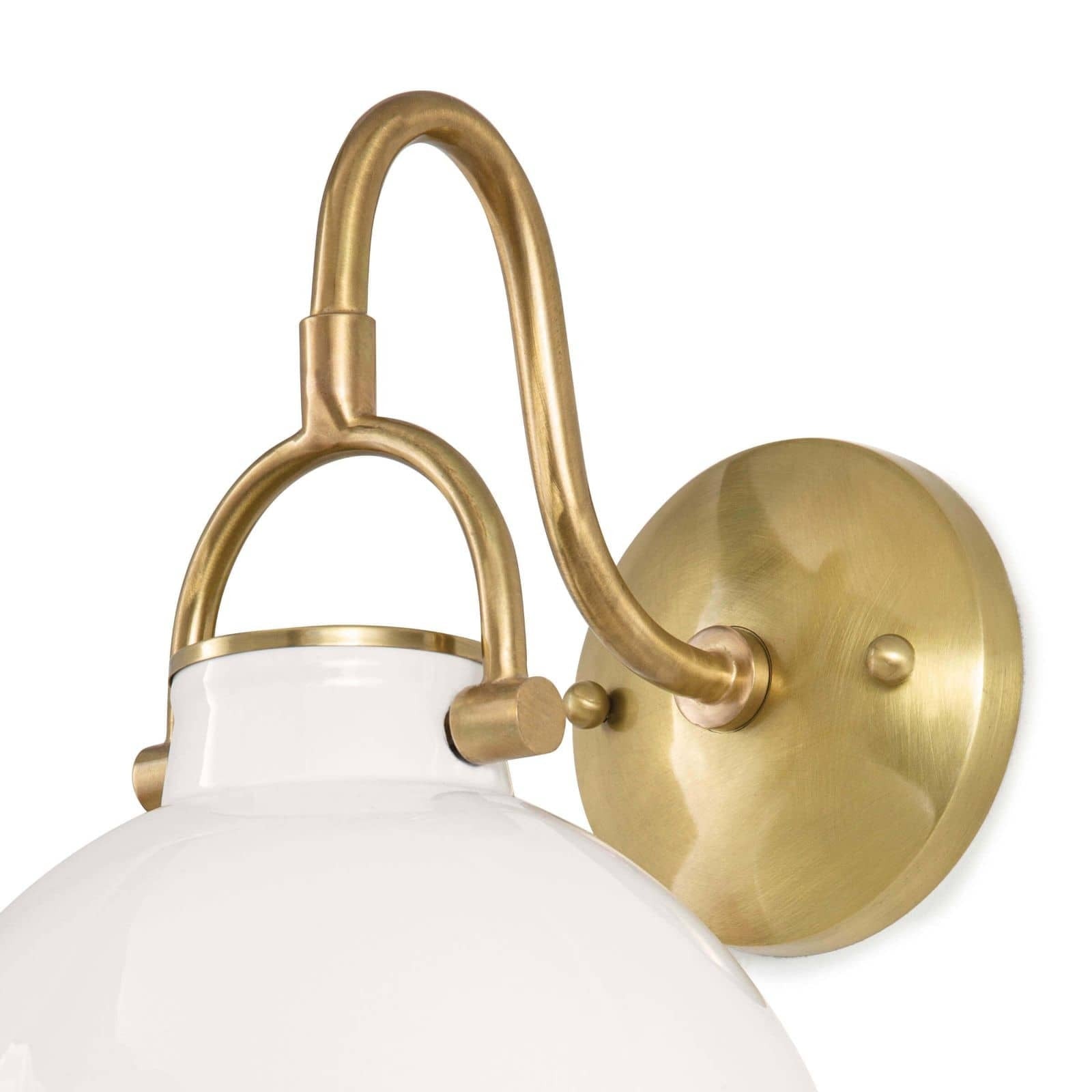 Regina Andrew Eloise Ceramic White Sconce