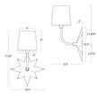 Regina Andrew Etoile Sconce