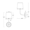 Regina Andrew Ariel Sconce