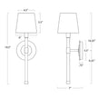 Regina Andrew Auburn Crystal Sconce