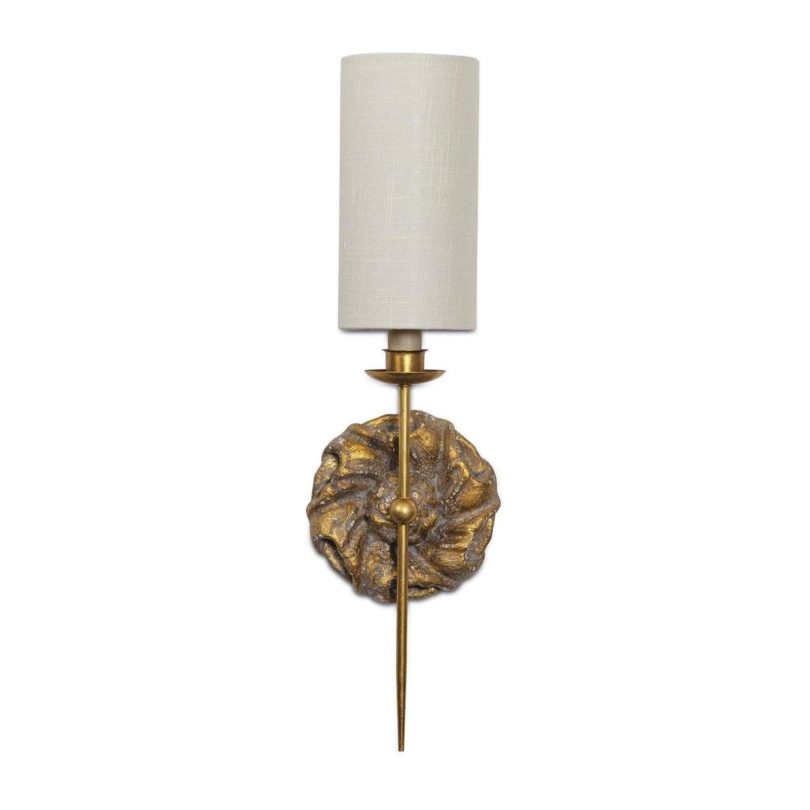 Regina Andrew Domonique Antique Gold Sconce