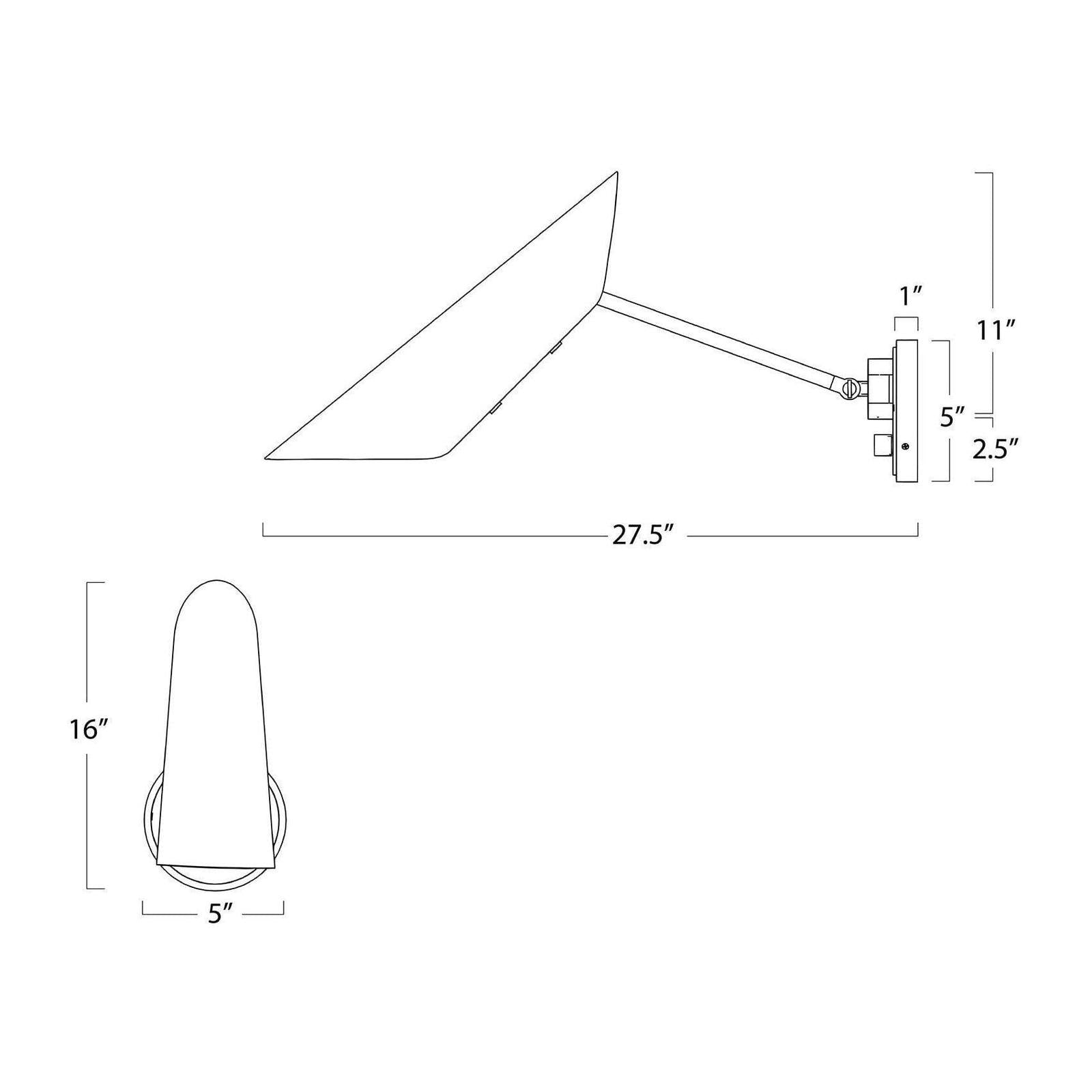 Regina Andrew Vest Single Arm Sconce