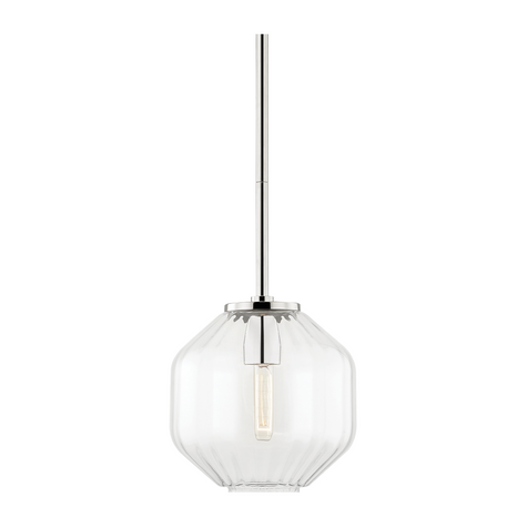 Hudson Valley Lighting Bennett 1 Light 9.75 inch Pendant Ceiling Light