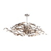 Corbett Graffiti 6 Light Silver Leaf Linear Ceiling Light Clearance