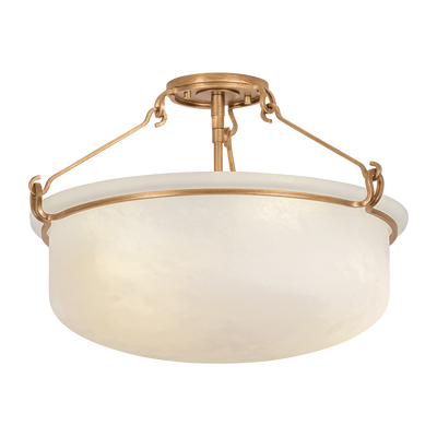 Hudson Valley Lighting Lowerre 3 Light Semi Flush Ceiling Light