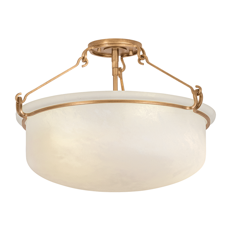 Hudson Valley Lighting Lowerre 3 Light Semi Flush Ceiling Light
