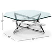 Magnussen Home Lenox Square Acadia White Octagonal Cocktail Table