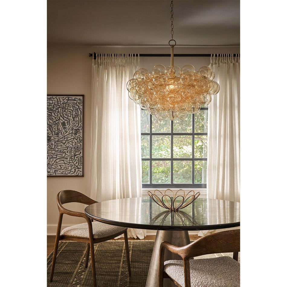 Regina Andrew Bubbles Amber Chandelier