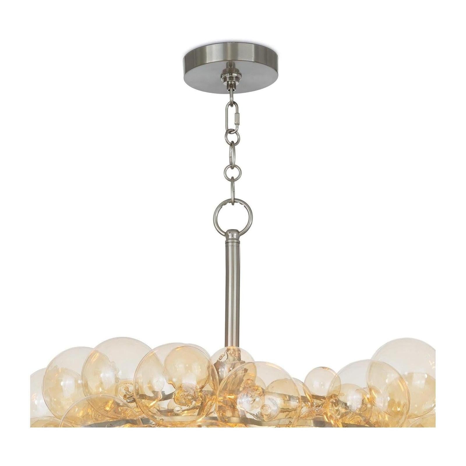 Regina Andrew Bubbles Amber Chandelier