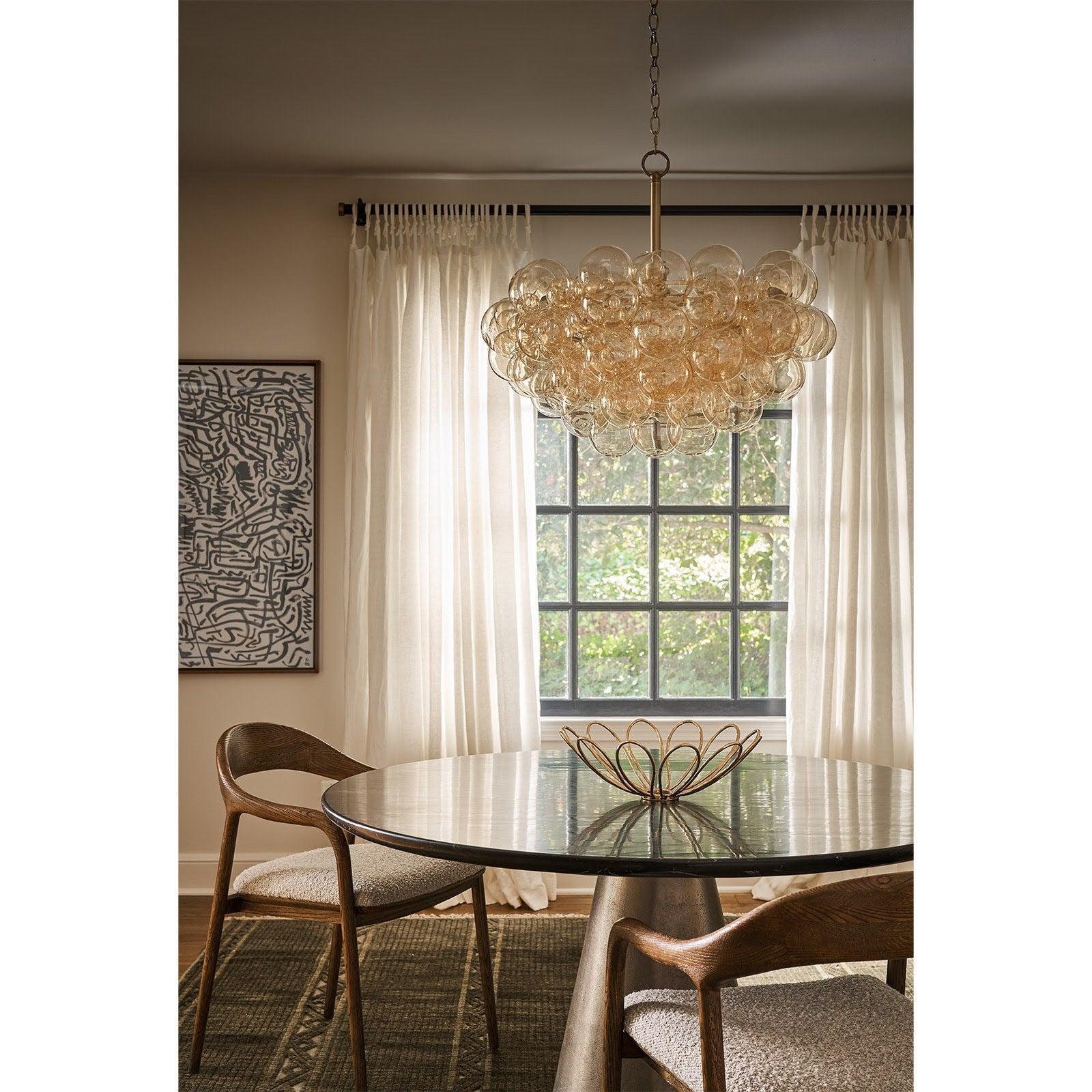 Regina Andrew Bubbles Amber Chandelier