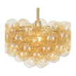 Regina Andrew Bubbles Amber Chandelier