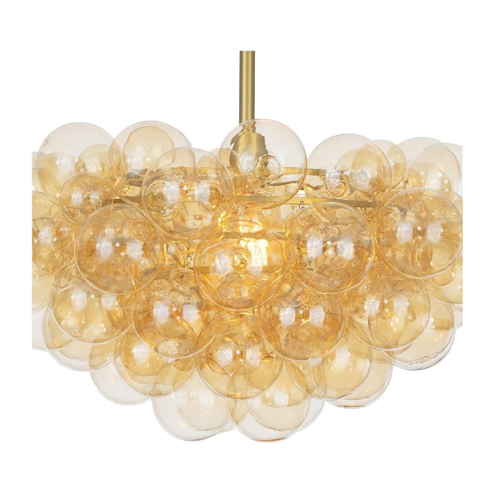 Regina Andrew Bubbles Amber Chandelier