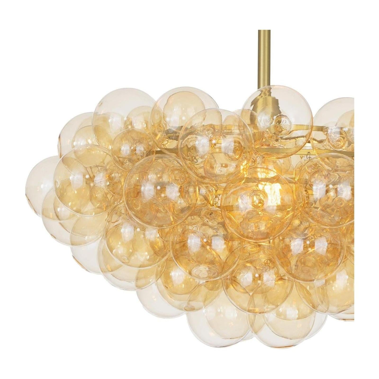 Regina Andrew Bubbles Amber Chandelier