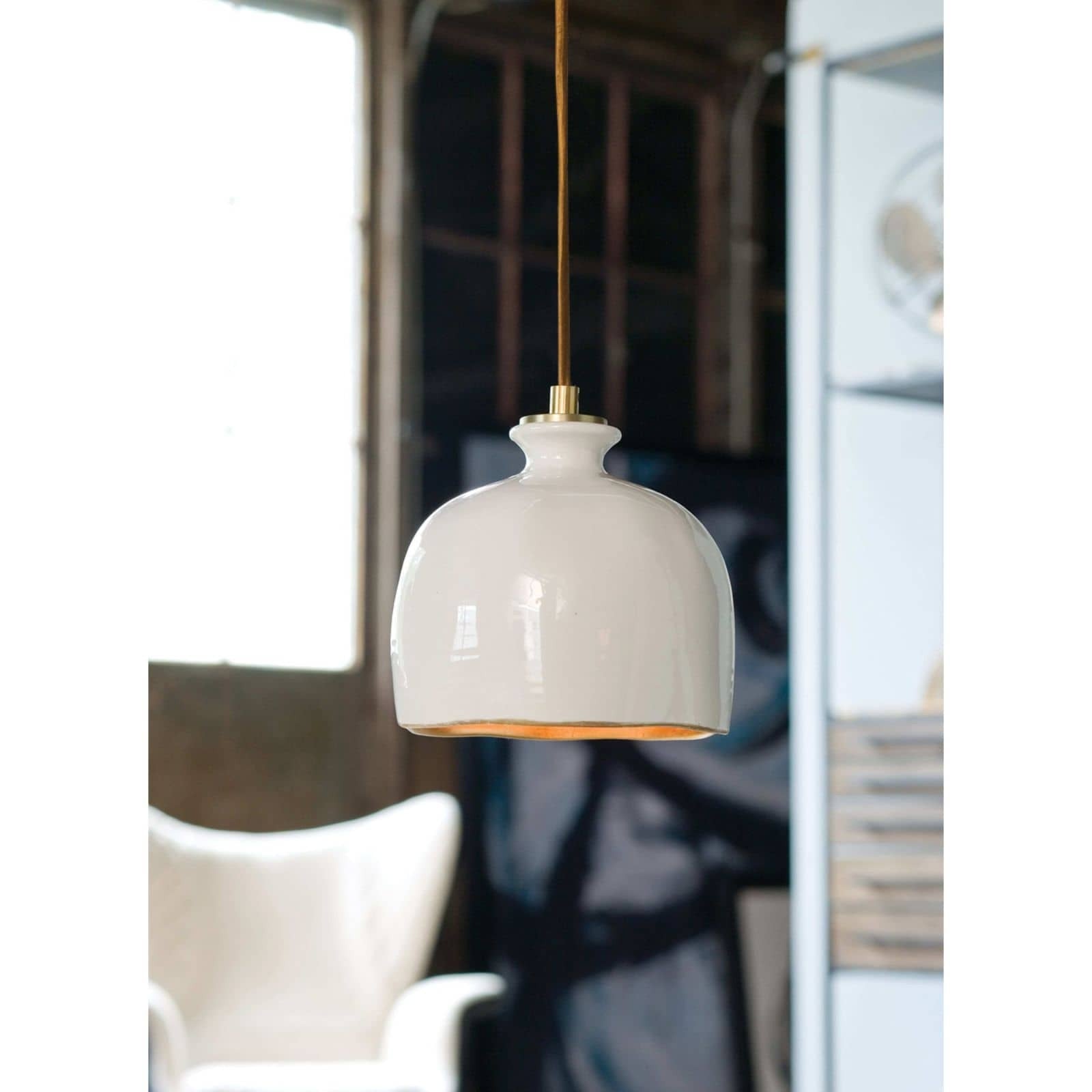 Regina Andrew Bianca Ceramic Pendant