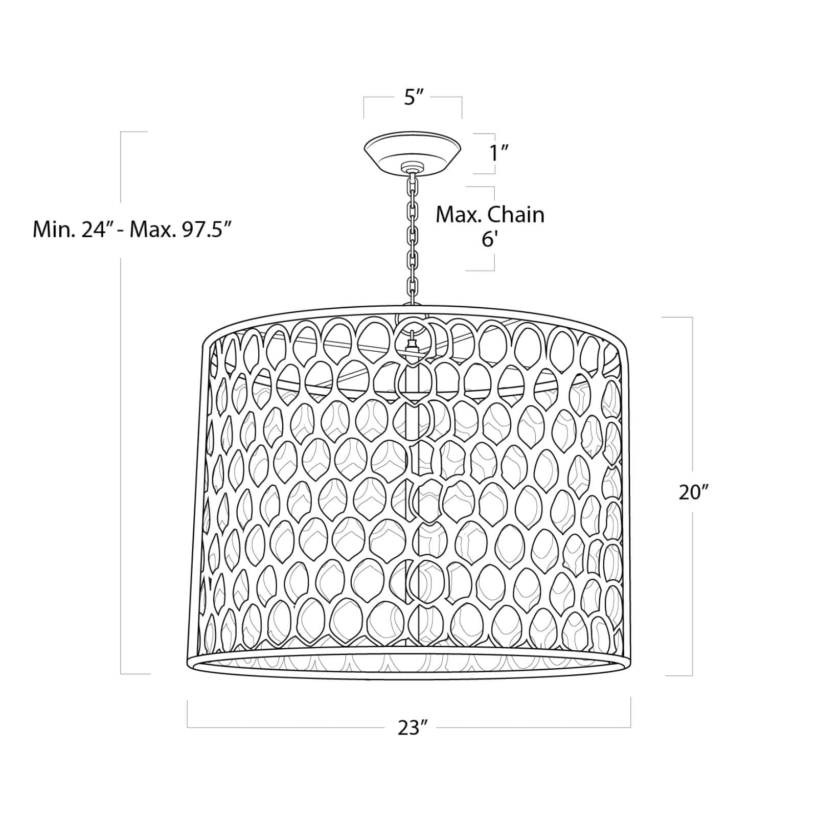 Regina Andrew Cabana Chandelier